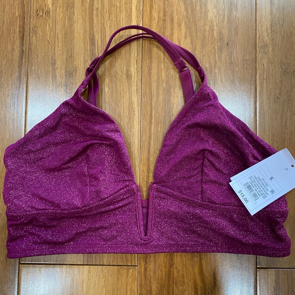 Auden Women's Sparkling Purple Bralette